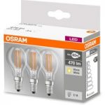 7262099 : LED-Filament-Lampe E14 4 W, warmweiß, 3er-Set | Sehr große Auswahl Lampen und Leuchten.