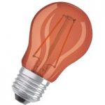 7262326 : OSRAM LED-Lampe E27 Tropfen Star Décor 1,6W orange | Sehr große Auswahl Lampen und Leuchten.
