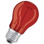 7262327 : OSRAM LED-Lampe E27 Tropfen Star Décor 1,6W rot | Sehr große Auswahl Lampen und Leuchten.