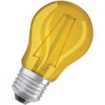 7262328 : OSRAM LED-Lampe E27 Tropfen Star Décor 1,6W gelb | Sehr große Auswahl Lampen und Leuchten.