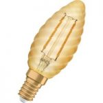 7262385 : OSRAM LED-Kerzenlampe E14 Vintage CLBW 1,4W gold | Sehr große Auswahl Lampen und Leuchten.