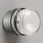 7265007 : Oluce Fresnel - Wandlampe mit Glaslinse IP44 chrom | Sehr große Auswahl Lampen und Leuchten.