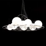 7265092 : Oluce Plateau - runde Designer-Hängeleuchte | Sehr große Auswahl Lampen und Leuchten.