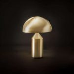 7265119 : Oluce Atollo - Tischleuchte in Gold, 35 cm | Sehr große Auswahl Lampen und Leuchten.