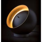 7265127 : Oluce Eva LED-Tischleuchte in Kugelform schwarz | Sehr große Auswahl Lampen und Leuchten.