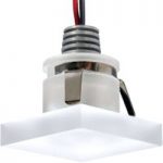 7518042 : LED-Einbauspot Cristalin, eckig, IP44 | Sehr große Auswahl Lampen und Leuchten.