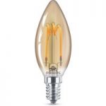 7530766 : E14 2,3W LED-Kerzenlampe Curved, warmweiß, gold | Sehr große Auswahl Lampen und Leuchten.