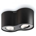 7531742 : Philips Phase LED-Downlight schwarz 2-flammig | Sehr große Auswahl Lampen und Leuchten.
