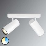 7532042 : Philips Hue Buratto LED-Spot weiß 2fl Dimmschalter | Sehr große Auswahl Lampen und Leuchten.