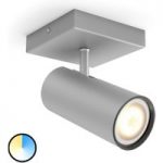 7532093 : Philips Hue Buratto LED-Spot alu 1flammig | Sehr große Auswahl Lampen und Leuchten.