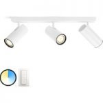 7532094 : Philips Hue Buratto LED-Spot 3fl Dimmschalter weiß | Sehr große Auswahl Lampen und Leuchten.