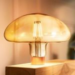7532107 : Philips Classic Mushroom gold LED-Lampe E27 5W | Sehr große Auswahl Lampen und Leuchten.