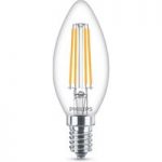 7532124 : Philips Classic LED-Lampe E14 B35 6,5W klar 4.000K | Sehr große Auswahl Lampen und Leuchten.