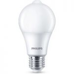 7532146 : Philips LED-Lampe E27 A60 Sensor 8W 2.700K matt | Sehr große Auswahl Lampen und Leuchten.