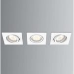 7534006 : Philips Shellbark LED-Einbauspot 3er eckig weiß | Sehr große Auswahl Lampen und Leuchten.