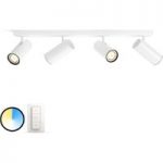 7534100 : Philips Hue Buratto LED-Spot 4fl Dimmschalter weiß | Sehr große Auswahl Lampen und Leuchten.