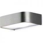 7585278 : Badezimmer-Wandleuchte Arcos mit LED, 15 cm nickel | Sehr große Auswahl Lampen und Leuchten.