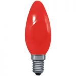 7601016 : E14 25W Kerzenlampe rot | Sehr große Auswahl Lampen und Leuchten.