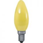 7601017 : E14 25W Kerzenlampe gelb | Sehr große Auswahl Lampen und Leuchten.