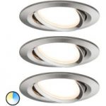 7601219 : Paulmann Bluetooth Coin LED-Downlight 5,5W, eisen | Sehr große Auswahl Lampen und Leuchten.