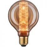 7601555 : LED-Globelampe E27 4W G95 Inner Glow Spiralmuster | Sehr große Auswahl Lampen und Leuchten.