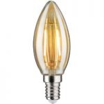 7601650 : LED-Kerzenlampe E14 4,7W 2.500K gold, dimmbar | Sehr große Auswahl Lampen und Leuchten.
