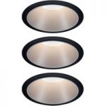 7601686 : Paulmann Cole LED-Spotlight silber-schwarz 3er-Set | Sehr große Auswahl Lampen und Leuchten.