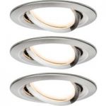 7601772 : Paulmann Nova LED-Einbauspot 3er schwenkbar, Eisen | Sehr große Auswahl Lampen und Leuchten.