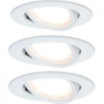 7601773 : Paulmann Nova LED-Einbauspot 3er schwenkbar, weiß | Sehr große Auswahl Lampen und Leuchten.
