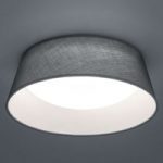 8029236 : LED-Deckenlampe Ponts mit grauem Textilschirm | Sehr große Auswahl Lampen und Leuchten.