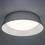 8029239 : Textile LED-Deckenlampe Ponts in Grau,  Ø 45 cm | Sehr große Auswahl Lampen und Leuchten.