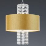 8029276 : Textil-Hängeleuchte King, gold | Sehr große Auswahl Lampen und Leuchten.