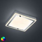8029316 : LED-Deckenleuchte Slide, weiß, eckig, 25x25cm | Sehr große Auswahl Lampen und Leuchten.