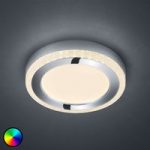 8029318 : LED-Deckenleuchte Slide, weiß, rund, Ø 25 cm | Sehr große Auswahl Lampen und Leuchten.