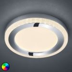 8029319 : LED-Deckenleuchte Slide, weiß, rund, Ø 40 cm | Sehr große Auswahl Lampen und Leuchten.