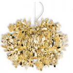 8503243 : Slamp Fiorella - Designer-Pendellampe, gold | Sehr große Auswahl Lampen und Leuchten.