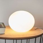 8507229 : Dekorative Tischleuchte Glas Oval Ø 18 cm | Sehr große Auswahl Lampen und Leuchten.