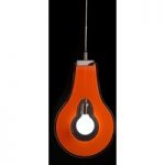 8525043 : Designer-Hängeleuchte Flat 28,5cm orange | Sehr große Auswahl Lampen und Leuchten.