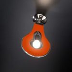 8525049 : Designer-Deckenleuchte Flat 32cm orange | Sehr große Auswahl Lampen und Leuchten.