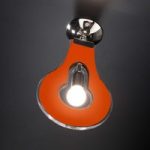 8525052 : Designer-Deckenlampe Flat 53cm orange | Sehr große Auswahl Lampen und Leuchten.