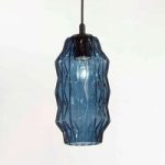8525819 : Hängeleuchte Origami aus Glas, blau | Sehr große Auswahl Lampen und Leuchten.