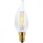 8536089 : E14 3,5W 922 LED Windstoß-Kerzenlampe Vintage klar | Sehr große Auswahl Lampen und Leuchten.