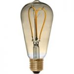8536165 : E27 4W 922 LED-Rustikalampe Curved Line gold | Sehr große Auswahl Lampen und Leuchten.