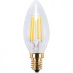 8536243 : LED-Kerzenlampe E14 4W 2.200K 320lm klar | Sehr große Auswahl Lampen und Leuchten.