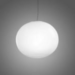 8539484 : Weiße Kugel-Hängeleuchte Aria 33 cm | Sehr große Auswahl Lampen und Leuchten.