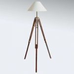 8553067 : Dreibein-Stehleuchte Stativ mit weißem Schirm | Sehr große Auswahl Lampen und Leuchten.