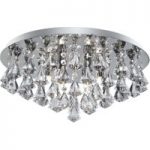 8570413 : Deckenlampe Hanna, Kristall Diamantform 45cm chrom | Sehr große Auswahl Lampen und Leuchten.