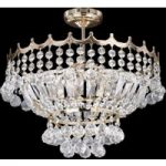 8570415 : Kristall-Deckenleuchte Versailles goldfarben 42 cm | Sehr große Auswahl Lampen und Leuchten.