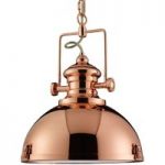 8570616 : Kupferfarbene Hängeleuchte Metal im Industriedesig | Sehr große Auswahl Lampen und Leuchten.