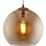 8570645 : Hängeleuchte Balls, Glaskugel bernstein 35cm | Sehr große Auswahl Lampen und Leuchten.